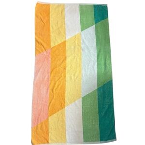 Colorful Striped Beach Towel